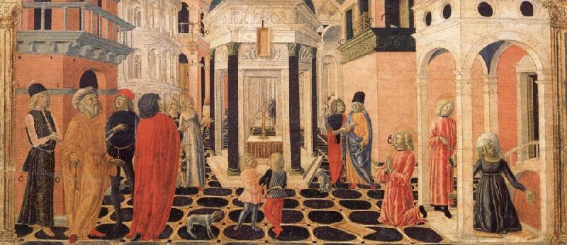Francesco di Giorgio Martini Three Stories from the Life of St.Benedict china oil painting image